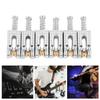 6pcs Metal Roller Bridge Saddles Roller Bridge Guitar Repair Parts Guitar Saddles  Electric Guitar