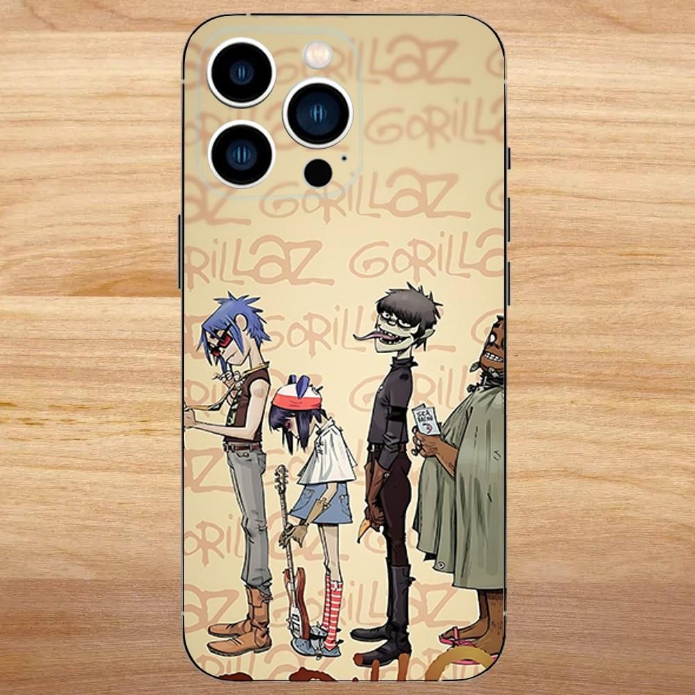 Чехол для телефона G-Gorillaz Band Demon Days для iPhone 16,15,14,13,12,11,Mini,Pro,SE,MAX Белый Матовый Ударопрочный Чехол iPhone11