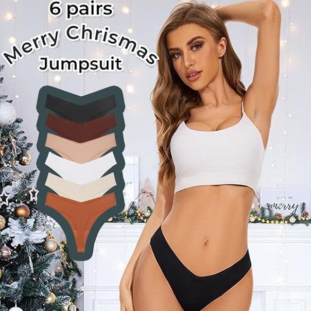 Women’s Plus Size Seamless Low-Waist Ice Silk Thong with Breathable Cotton Crotch