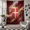 Serbia Wall Tapestry Home Decor Wall Hanging Cloth for Bedroom Living Room Background