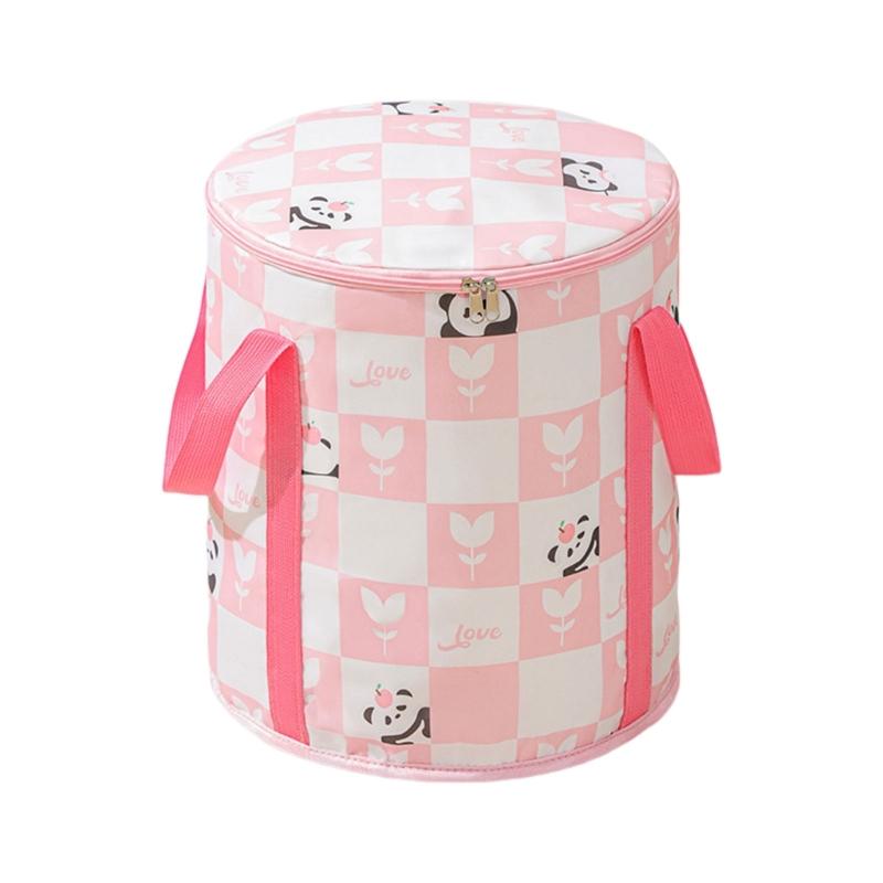 Large Capacity Foldable Foot Spa Tub  Foot Soaking Bag Travel Outdoor Camping Portable Foot Soaking Spa Bucket розовый