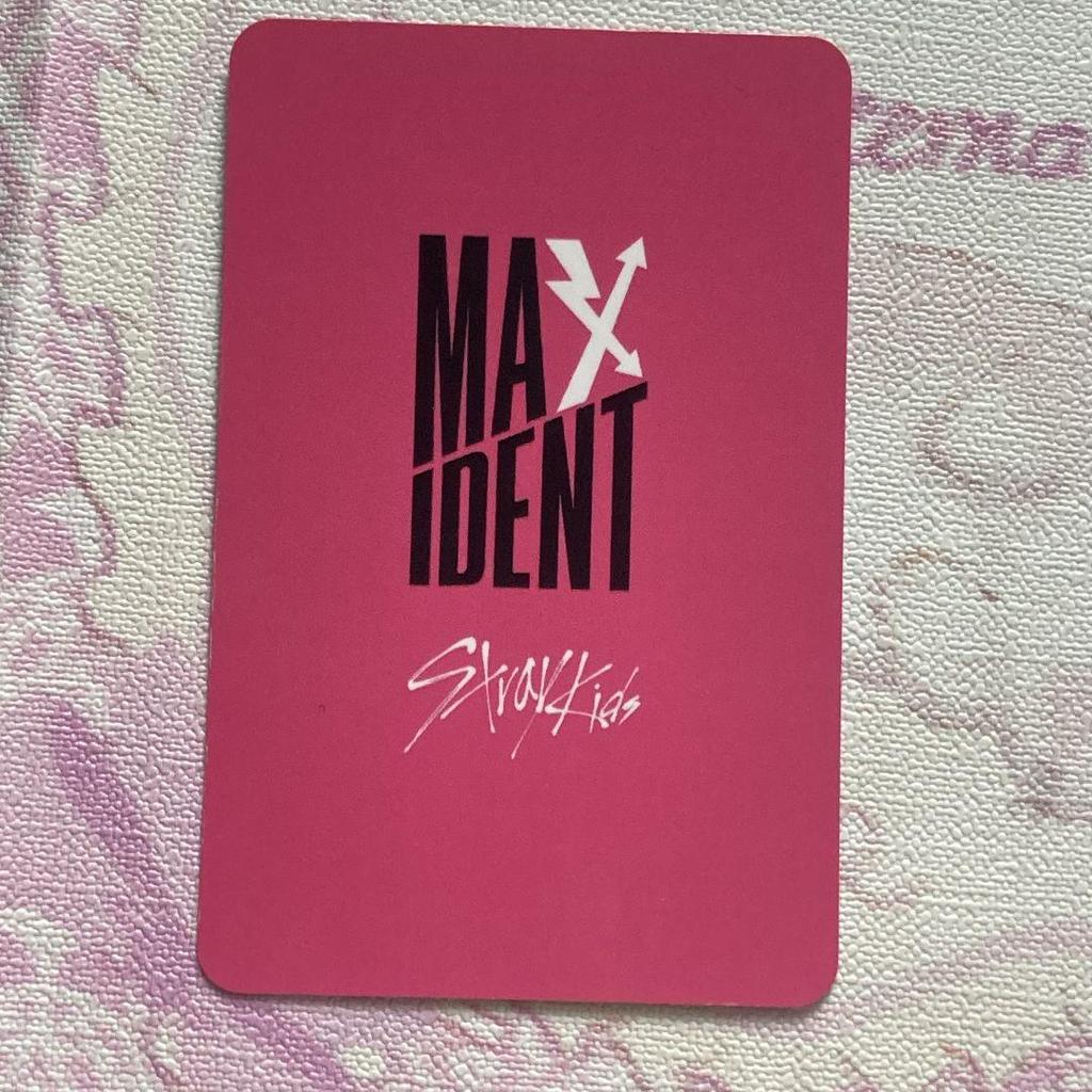 [USED] StrayKids AIN MAXIDENT 1st week Sanok trading card