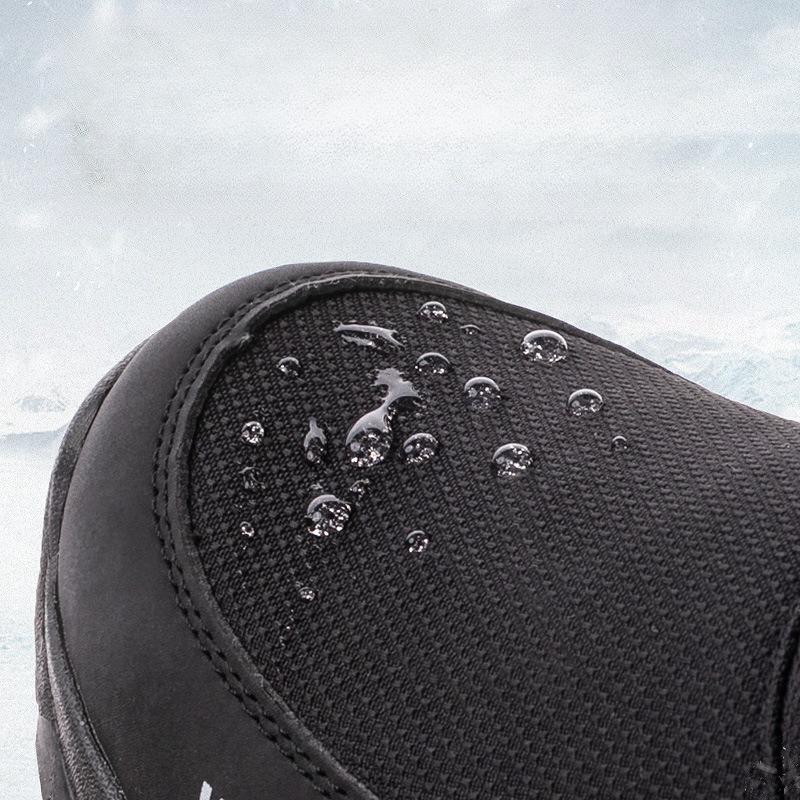 Winter Anti Slip Men's Outdoor Sports High Top Snow Boots Northeast Thick Warm and Casual Cotton Shoes with Plush Waterproof