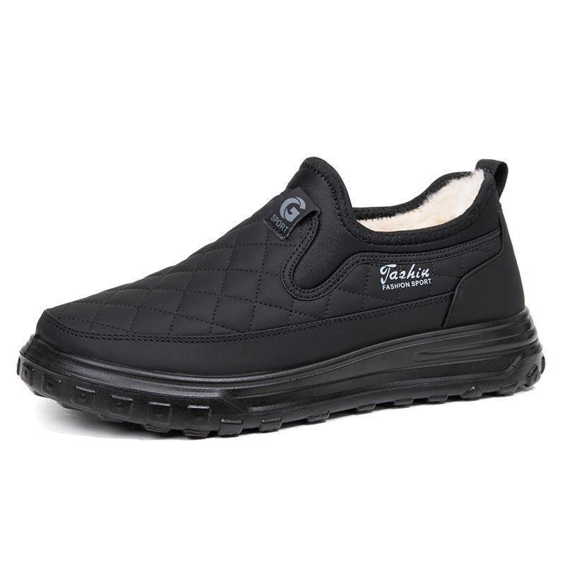 Winter Cloth Shoes Cotton Shoes Men's Shoes Velvet Thickened Wool Casual Shoes Warm Non-slip Cotton Boots
