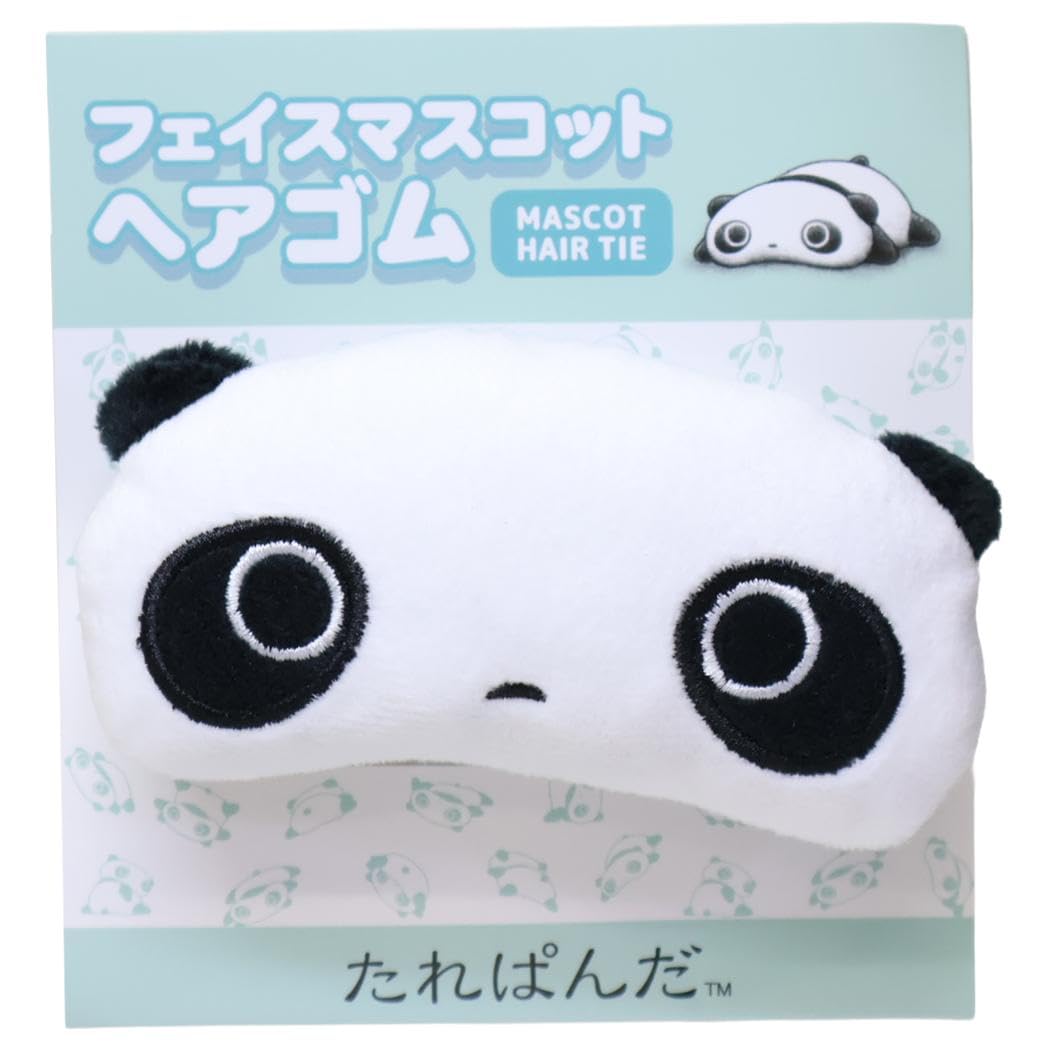 iPlanning Legend Character Face Mascot Hair Tie, Tarepanda [Mascot Part] Approx. W85 x H85 x D45mm K5231D