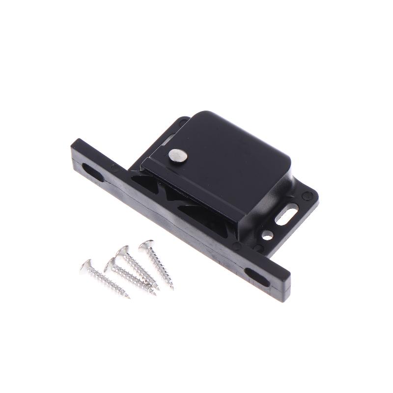 1 2 4er Set Push-Open Federhaken Schloss Schnalle Türfang ohne Griff Touch-Riegel für Küchen-Badezimmer-Schranktüren DIY Zubehör
