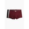 H M Xtra Life sHort Drawstring 3 Piece Set Gray Burgundy Black