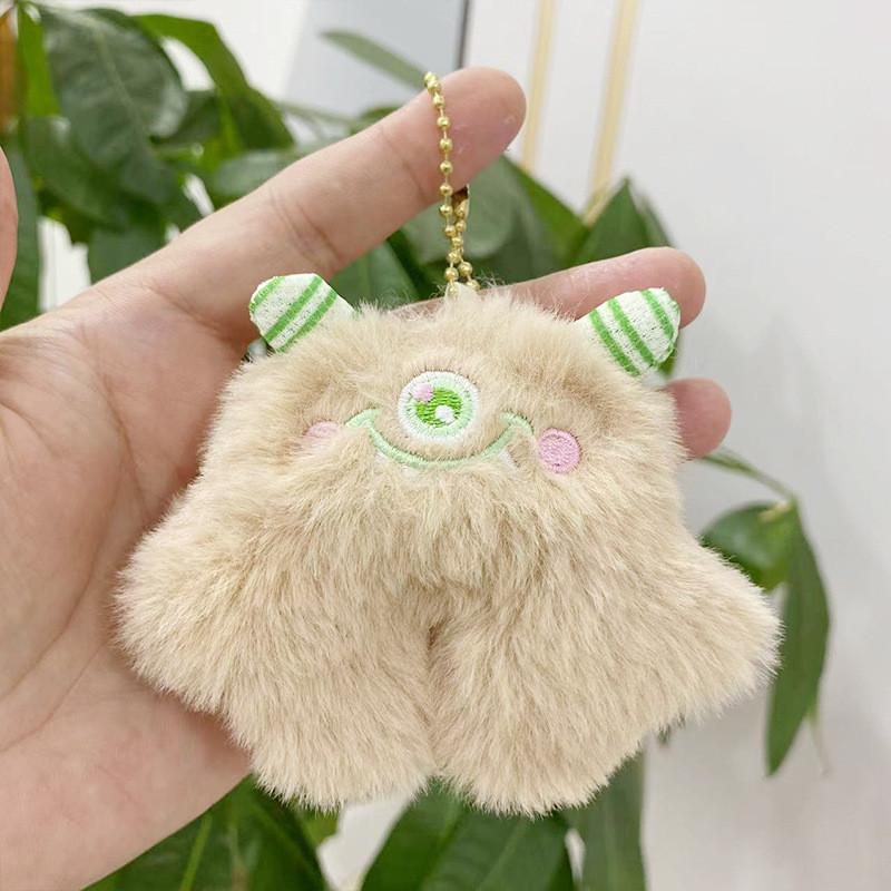Cotton Pp Soft Filled Monster Keychain Doll Plush Toy In Various Colors For Gifts