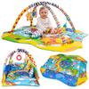 Tapis D'éveil Bébé 2en1 LIONELO Anika - Parc Pour Enfants - 98x114 Cm - Lavable - Jouets Interactifs - Multicolore