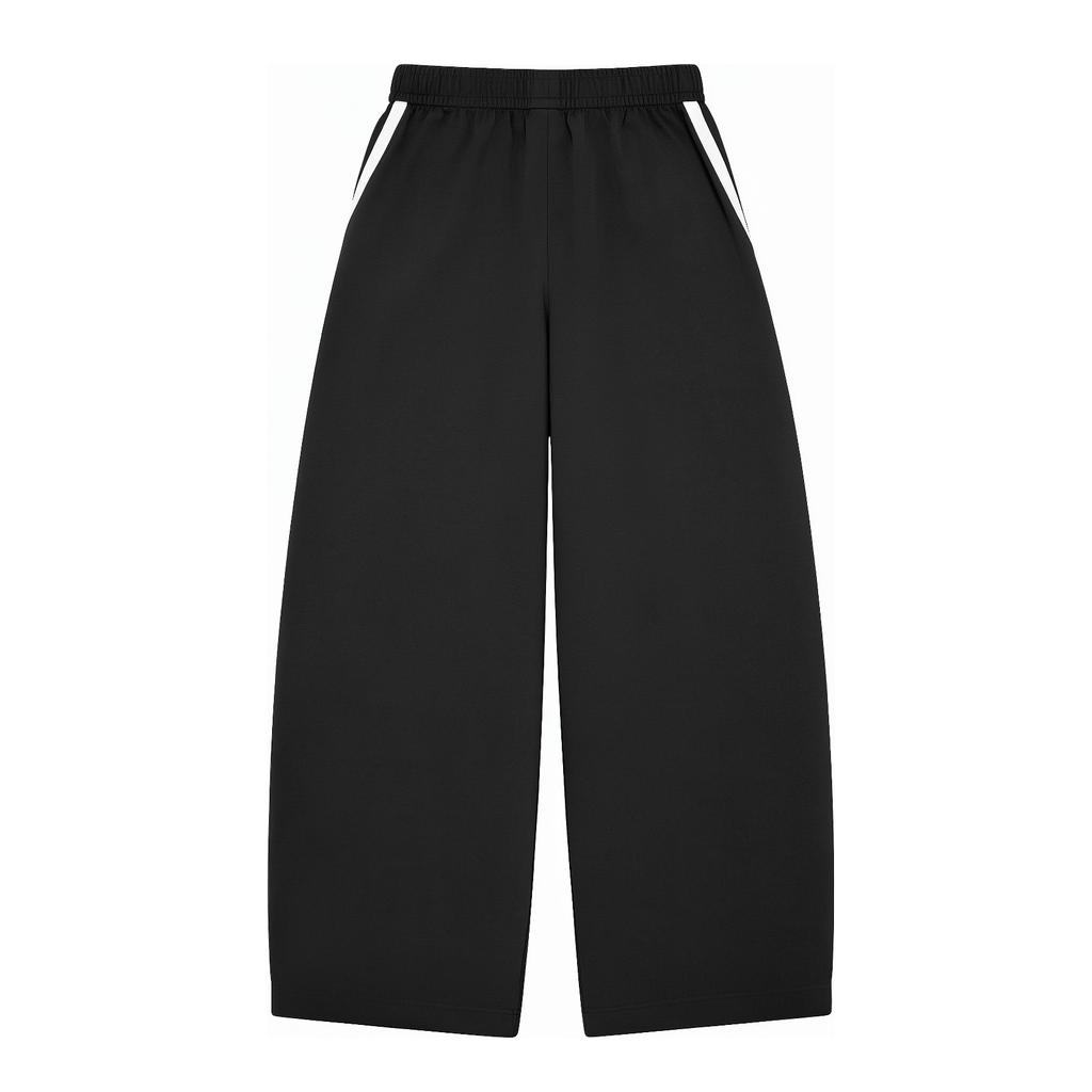Anta American Style Summer Loose Breathable Straight Casual Pants Unisex Bottoms Basic-Black 172637503R-1