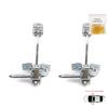BDP1244-1 2 Pieces Front Left AND Right Door Catch Hinge Brake Stop Check Strap Limiter for Chevrolet Vauxhall Opel Meriva A X03 2003-2010 13147255