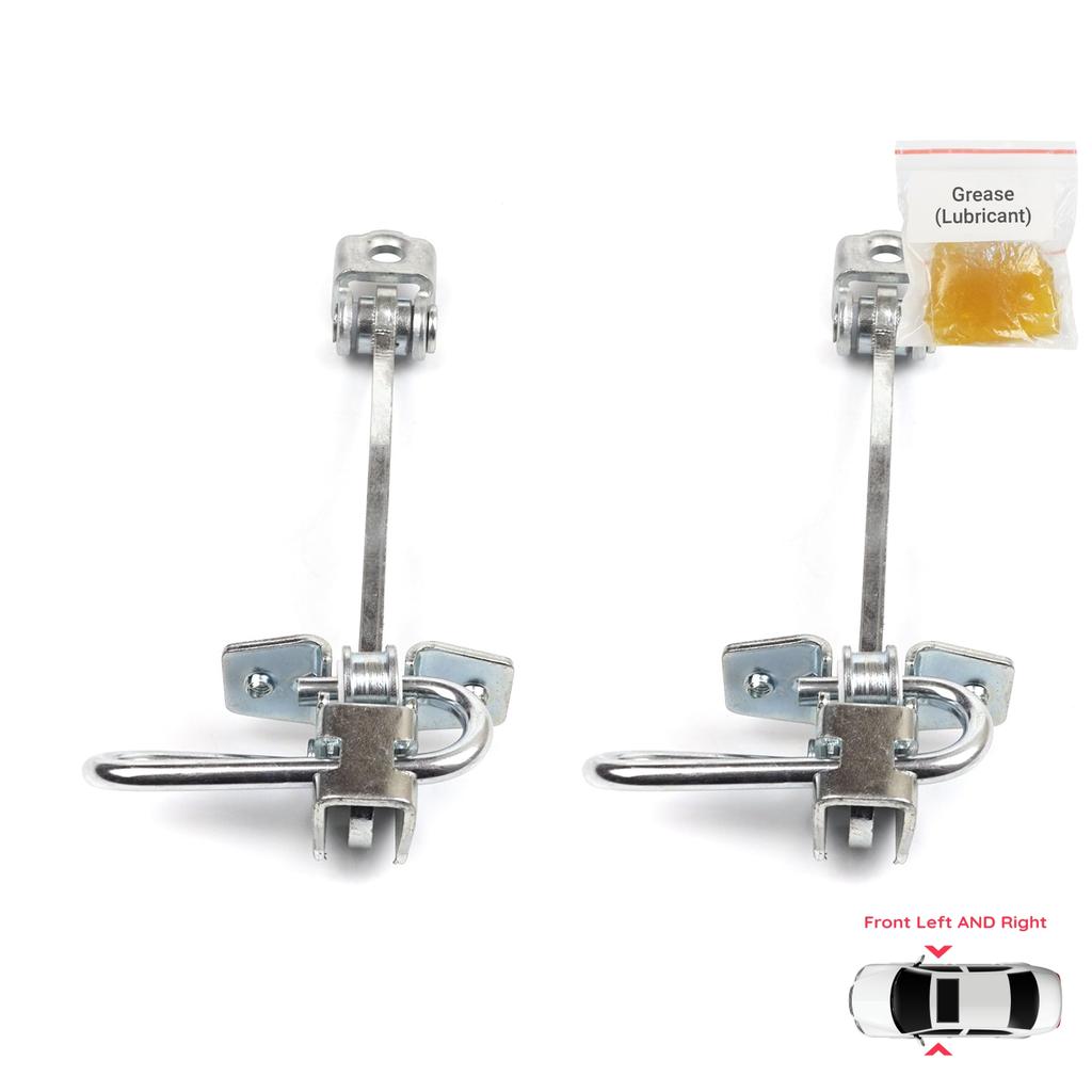 BDP1244-1 2 Pieces Front Left AND Right Door Catch Hinge Brake Stop Check Strap Limiter for Chevrolet Vauxhall Opel Meriva A X03 2003-2010 13147255