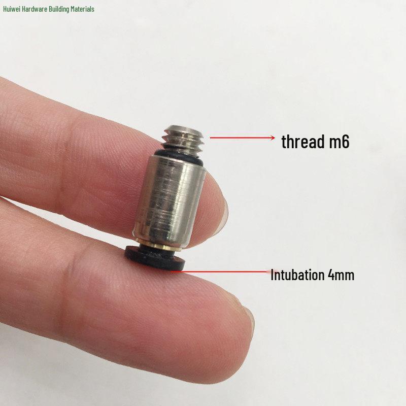 Pneumatic Mini Push-in Connector Set: PC4/6-M5, POC3-M5/4-M6, PL4-M3 Elbow