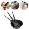 4-Piece Hair Dye Brush and Bowl Set - Mixing Bowl, Large & Small Brushes, Comb-Brush for Perfect Hair Coloring