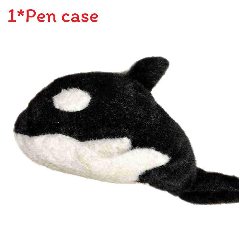 

Orcinus Orca Plush Pencil Case For Students With Large Capacity And Cute Design