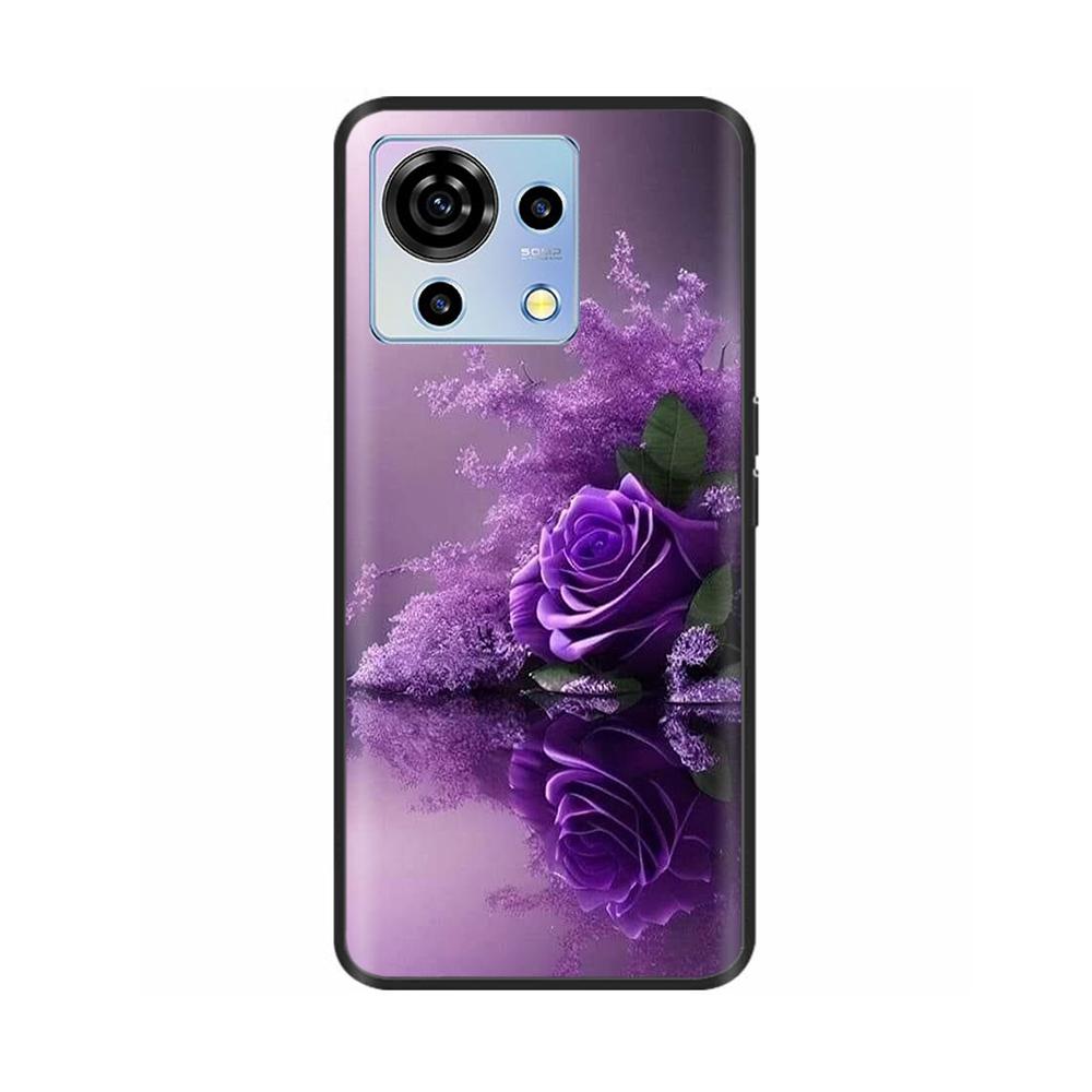 Custodia per ZTE Blade V50 Vita in Silicone Liquido Protezione Completa Copri Telefono per ZTE Blade V50 Vita V50Vita Nuovo Design Retro Morbido