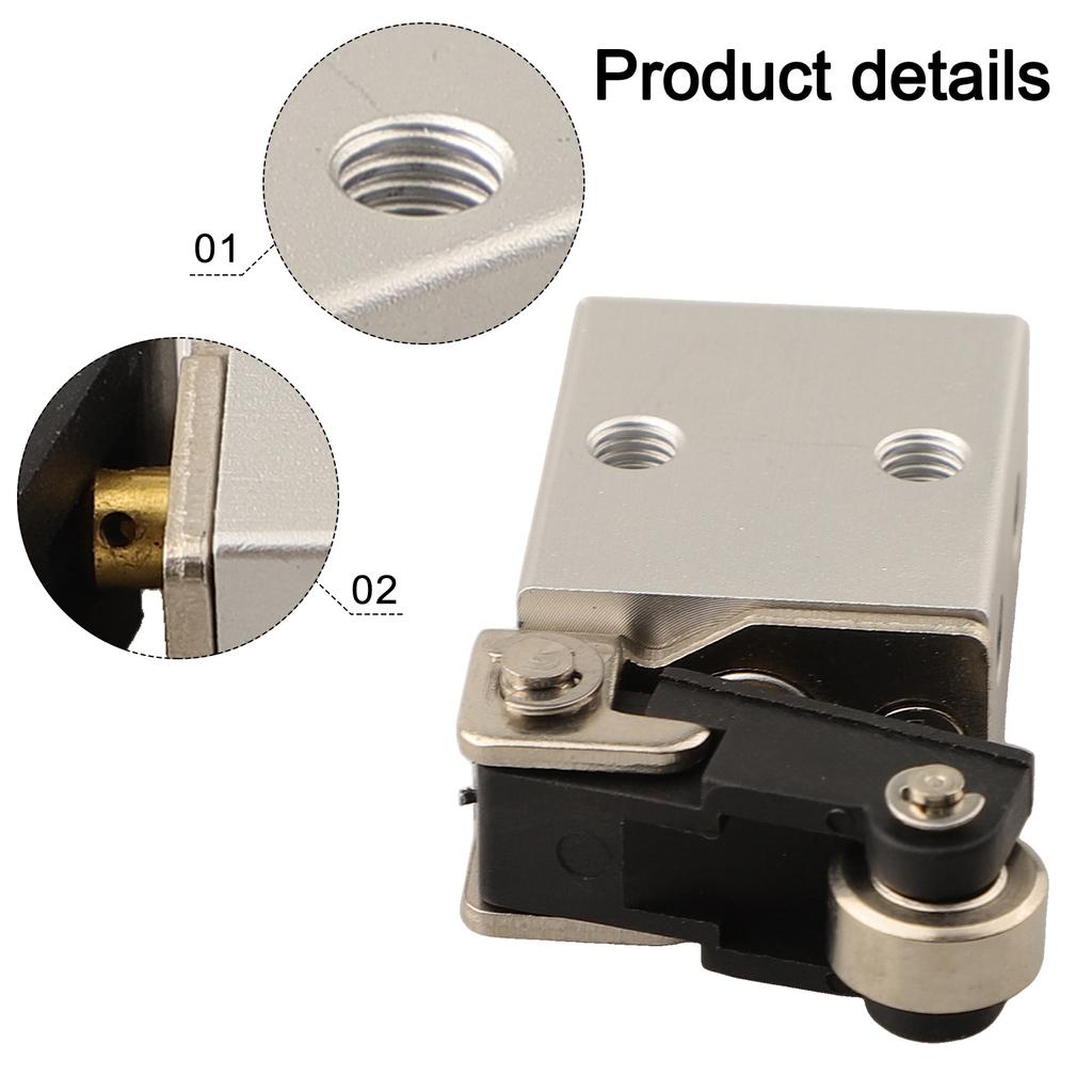 Valvola Pneumatica a 3 Vie Valvola Meccanica Pneumatica Controllo Uscita Aria Attrezzatura Automatica Installazione Facile 26*16.5*52mm