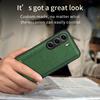 Car Magnetic Holder Shockproof Case For Tecno Camon 40 Pro 5G Leather Texture Protective Cover For Infinix Note 50 Pro+ 40 Pro
