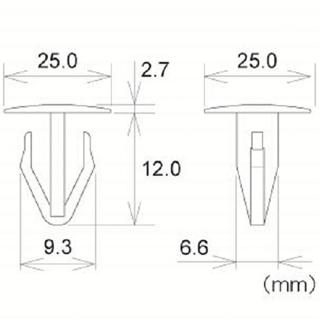 Fujix Anchor Clips, Pack of 2