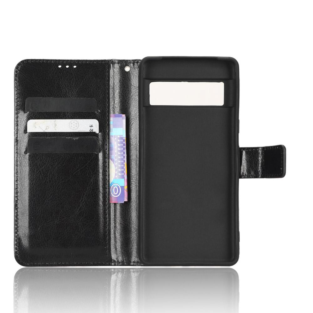 For Google Pixel 7 Wallet Case with Kickstand & Card Slots – Shockproof, Dustproof, Business Heavy Duty Flip Leather Cover