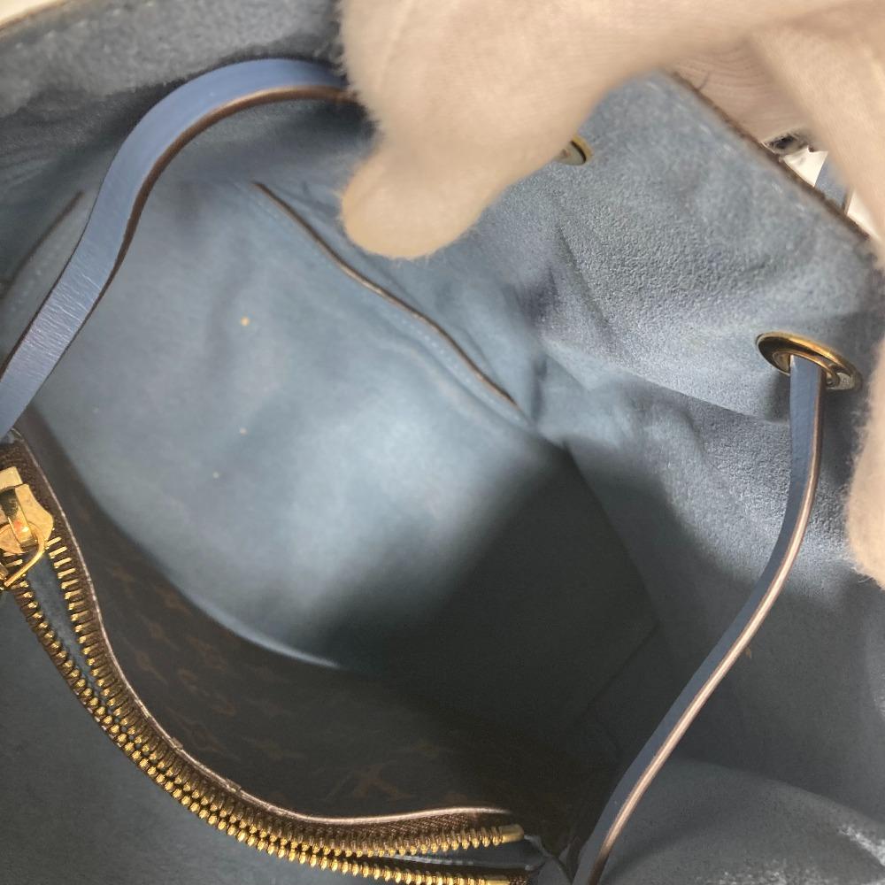 Louis Vuitton M43569 Monogram Neonoe Bucket type Shoulder Bag Brown x blue