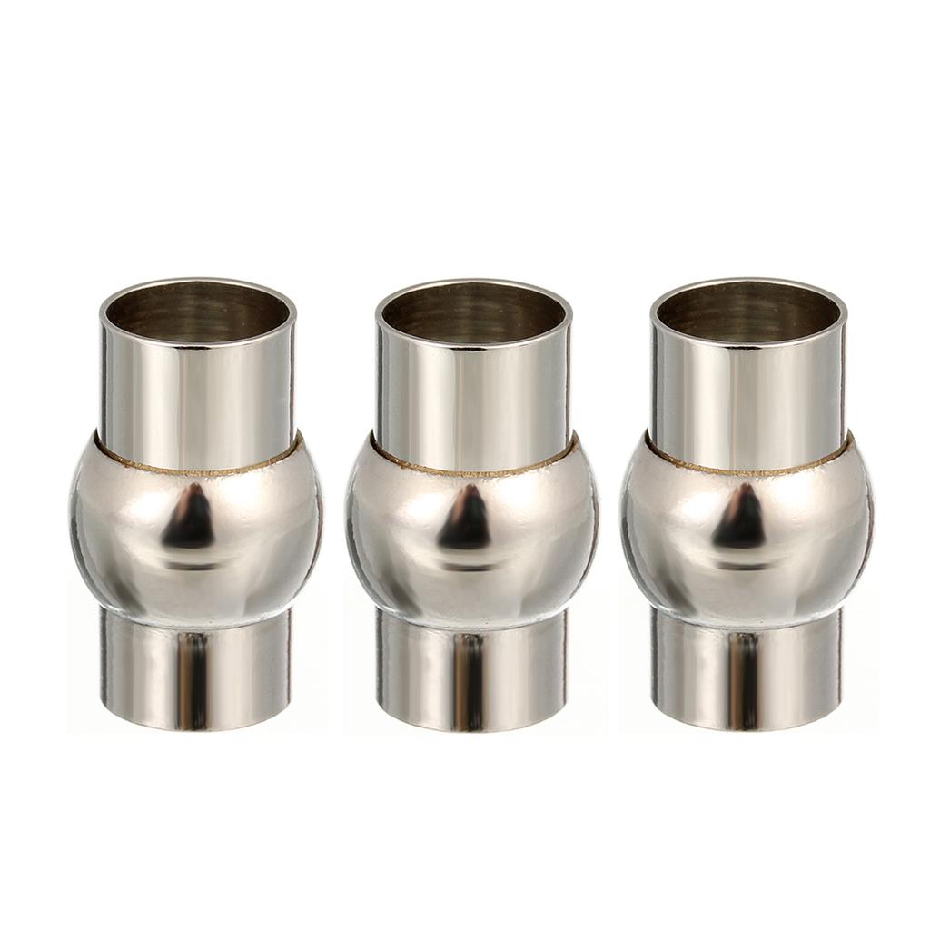 10pcs Strong Magnetic Clasps Metal Ball Magnet Buckle End Clasps Connectors For DIY Jewelry Making Bracelet Necklace Accessories