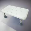 Portable Bathtub Chair Non-Slip Feet Foot Step Stool Comfortable Shower Seats  Toilet