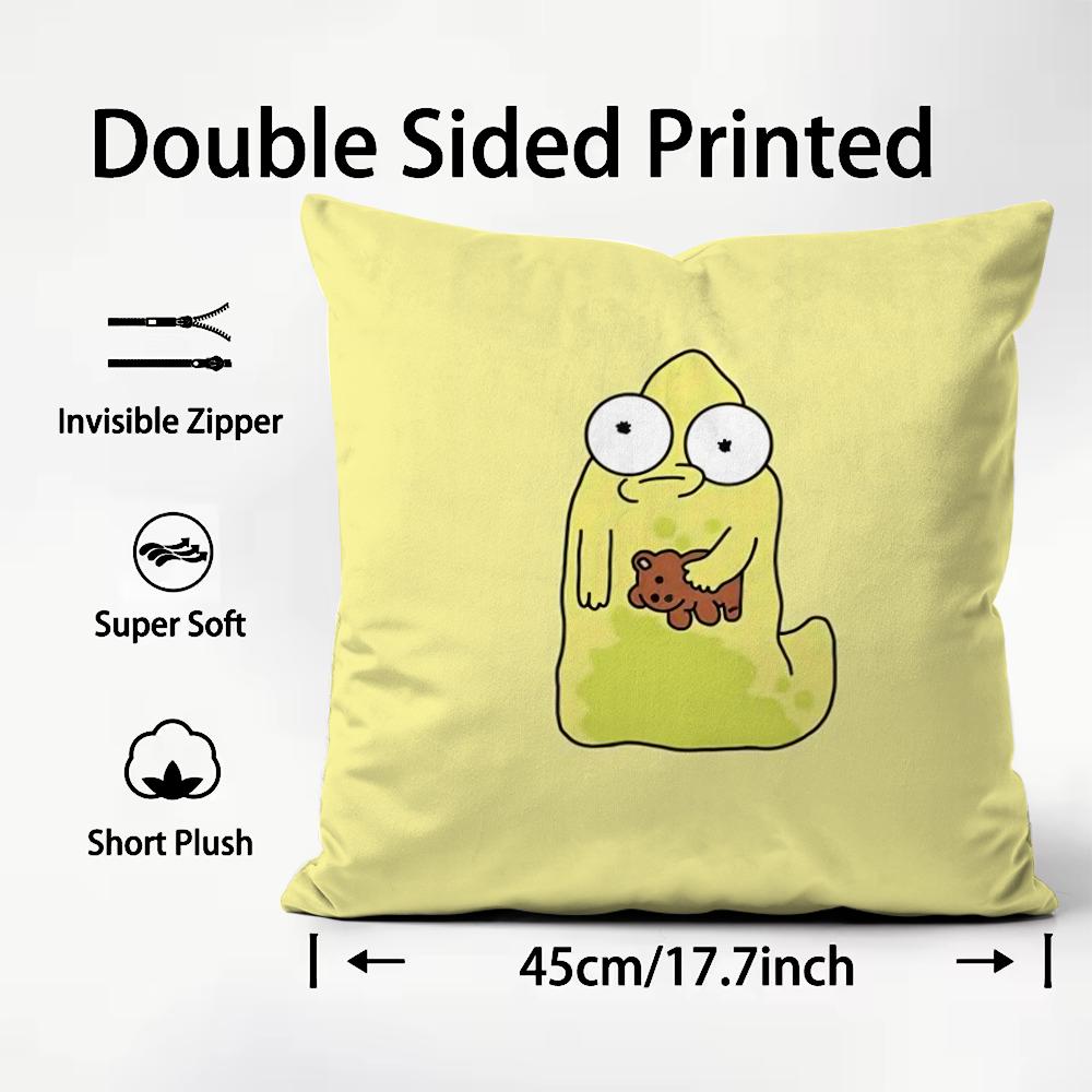 Anime Solar O-Opposites Cushion Cover Comfortable Reversible Pillow Cover Ideal for Car Sofa Bedroom & Beyond