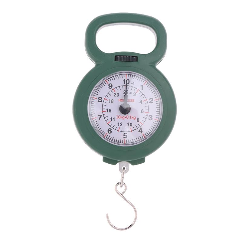Mini Pointers Hook Spring Hanging Scale Portable Fishing Scale 10Kg Capacity Food Digital Scale Luggage Scale Weighing Scales