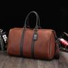 Nuova Moda Retro Cavallo Pazzo Casual PU Grande Capacità Borsa da Viaggio Duffel Viaggio di Lavoro Leggera a Corta Distanza Borsa da Viaggio per Imbarco da Uomo