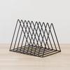 Desktop   Rack Rustproof Simple   Geometric Iron File Holder Decoration for   Study Living Room