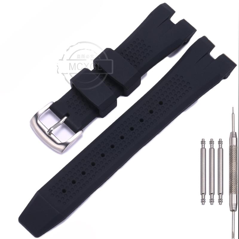 

Silicone Watchband For Citizen Eco-Drive CA4154 4155 AW1475 1476 Bracelet Men Rubber Replacemen Strap AW1475