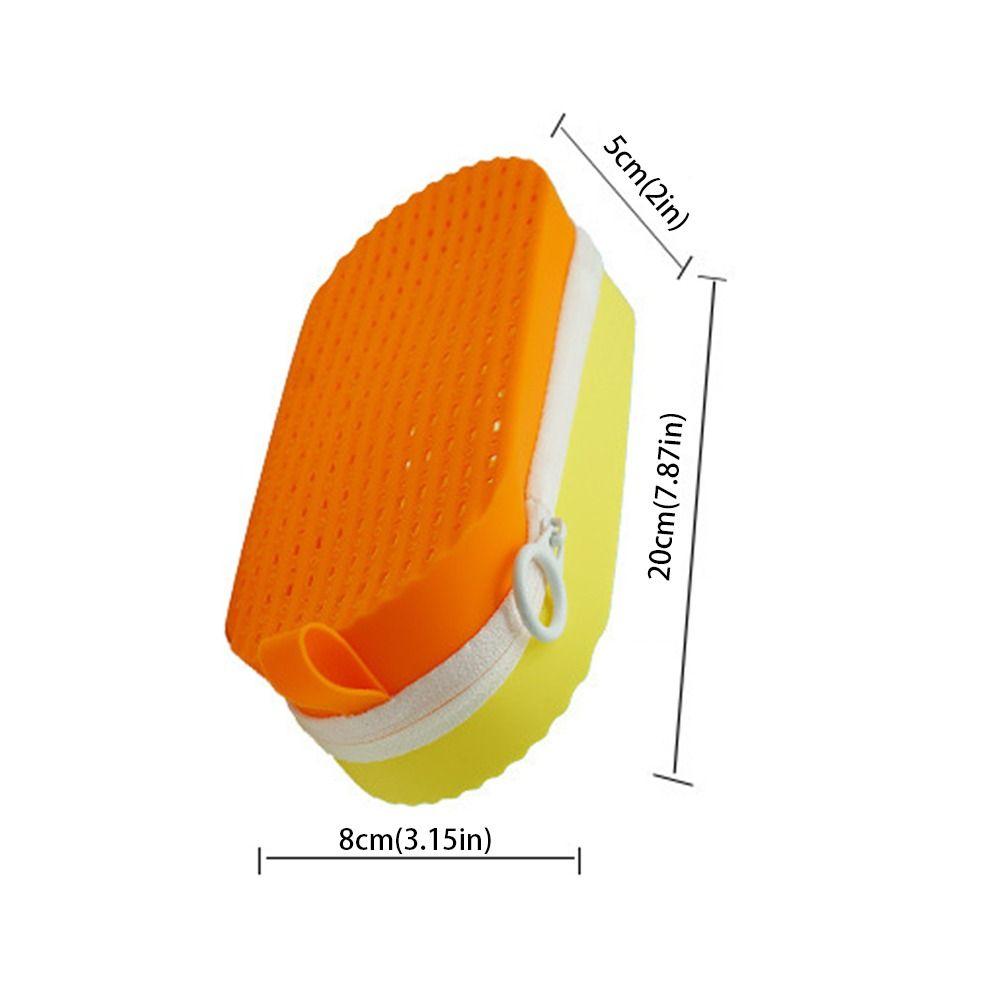 Silicone Zipper Eyeglasses Case Waterproof Sun Glasses Storage Box  Eye Wear Accessories