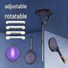 Rechargeable Electric Mosquito Swatter & Killer Lamp: Retractable, Extendable, USB-Powered for Household Use