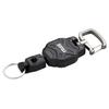 Rapala Retractable Cord RCD S Black/grey — 70 Cm Line, 130 Lb, 360° Swivel Snap