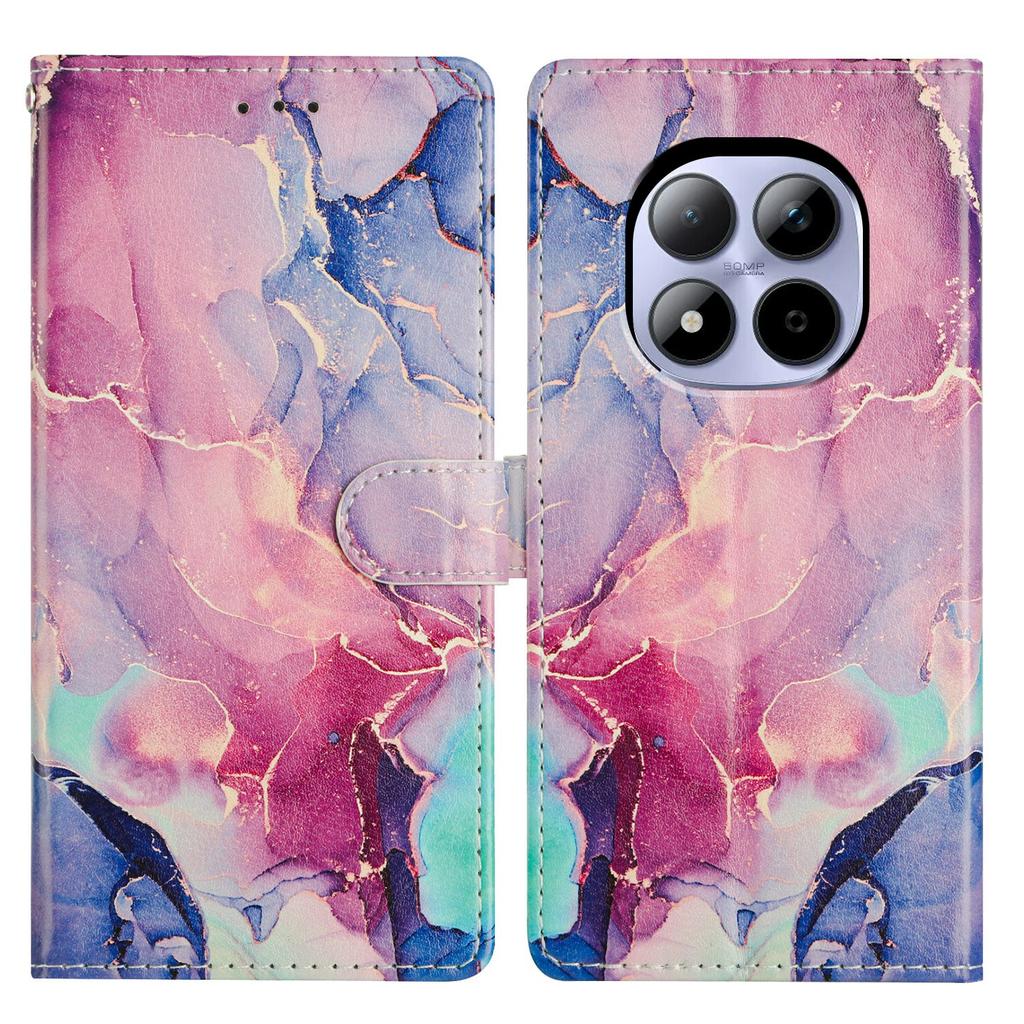 For Xiaomi Redmi Note 15 Pro 5G (Global) Case Pattern Printing Wallet Stand Flip Leather Phone Cover with Strap