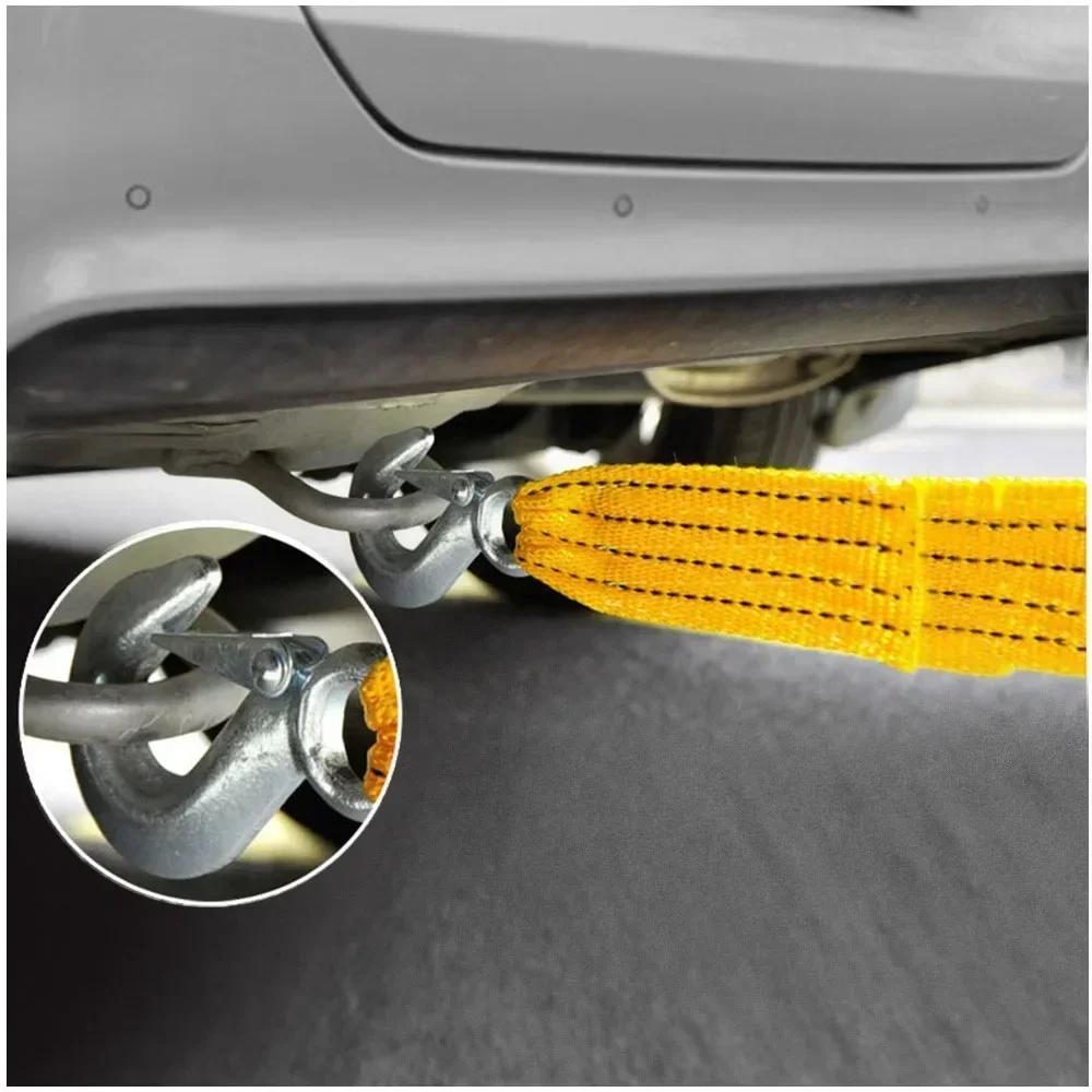 Car Duty 5 Ton Towing Rope Durable Nylon Recovery Strap with Storage Bag for Emergency Vehicle Assistance Perfect For SUV