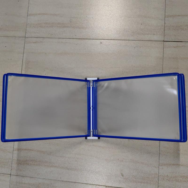 A4 Wandmontierter Klapp-Aktenordner, 5-seitiger SOP-Displayständer