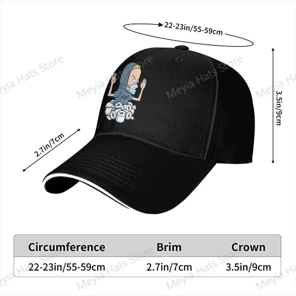 Cornholio Beavis And Butthead Anime Baseball Cap Unisex Hats Women Visor Sunprotection Snapback Caps