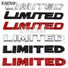 New Car Styling 3D Metal Chrome Zinc Alloy Emblem Badge Limited Edition Trunk Body Sticker Decal Fender Emblem Auto Accessory