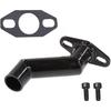 JRL 32Mm-40Mm Black Offset Intake Manifold And Gasket For 49Cc 66Cc 80Cc Motorized Bike Motorised Bicycle (Black)