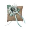 Handlicher Aufbewahrungskorb Leinen Blumenkorb mit Griffen Handgeflochtene Körbe Vielseitige Dekorationen Handgemachtes Geschenk