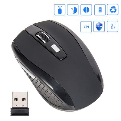 2,4 GHz tragbare kabellose Maus, kabellose optische Scroll-Maus für PC und Laptop
