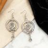 Elegant Star Vortex Dangle Earrings Ear Accessories Gift For Women Trendy Party Or Casual Outfits