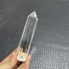 natural white smelting stone 8 side crystal point healing clear quartz crystal wand tower