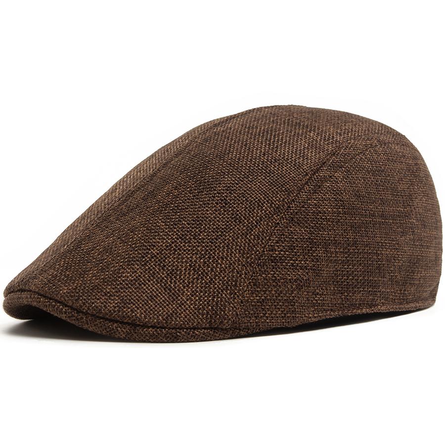 Kappe Frühling Sommer Vintage Schirmmütze Barett Luftdurchlässig Efeu Neueste Jungenmütze Damen Modekappe Geeignet Für Kleines Schlankes Gesicht Herren Leinen Flach