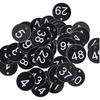 Ideamall Plastic Cloakroom Number Tags, Locker Number Tags, 1-100
