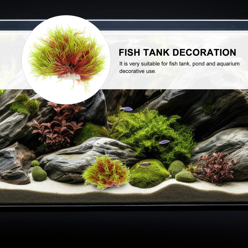Fake Aquatic Plant Decor For Fish Tank Realistic Aquarium Plants Water-Resistant Durable Artificial Water Grass Decorations