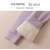 Women's Warm Plush Cotton Pants for School Uniforms, 2025 Winter Style, Wearable Inside or Outside.