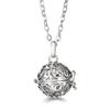 Russia Tradition Chime Exquisite Angel Wings Caller Necklace Essential Oil Diffuser Pregnant Woman Aromatherapy Pendant Jewelry